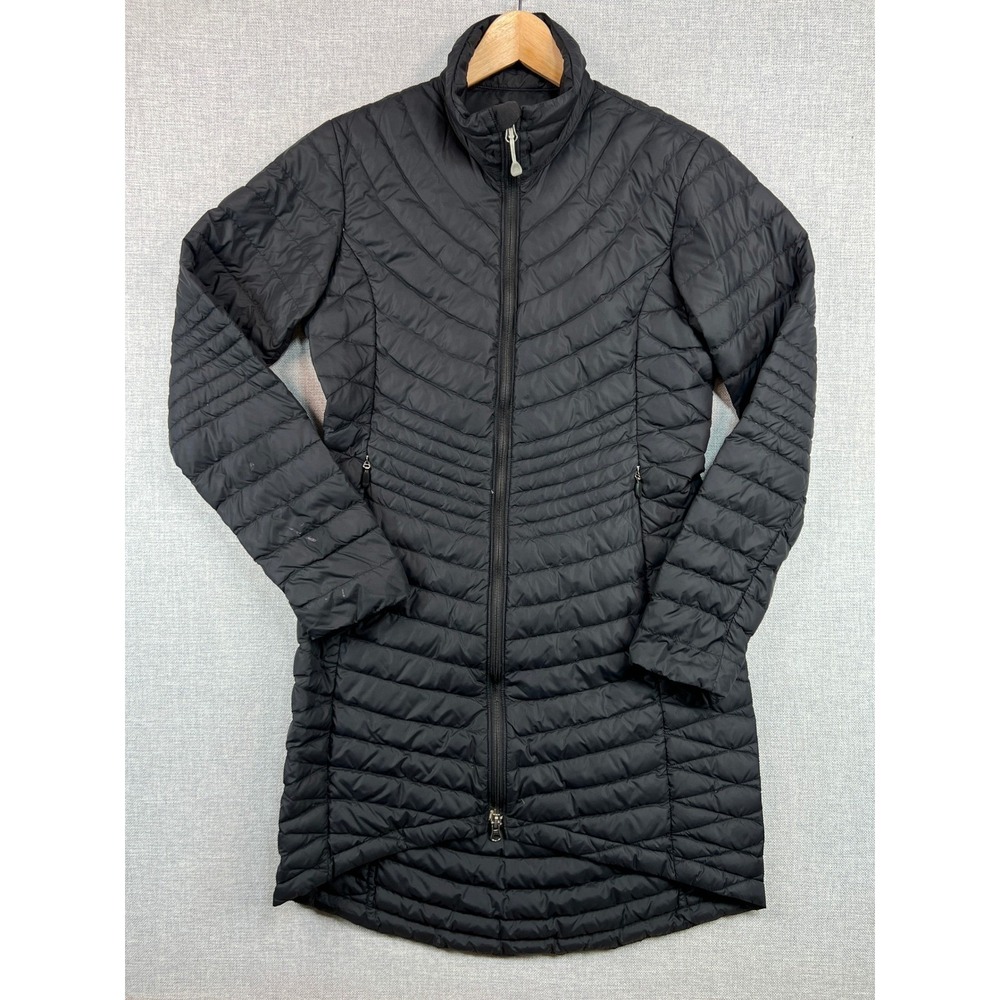 Mountain Hardwear Quilted Down Parka Women S Black Full Zip Lightweight City
